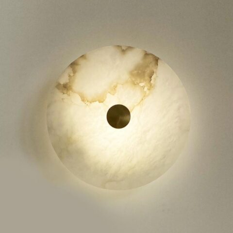 צלחת קיר אלבאסטר